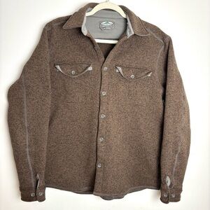 Arborwear Fleece Jacket Shirt Button Up Men’s M Medium Utility